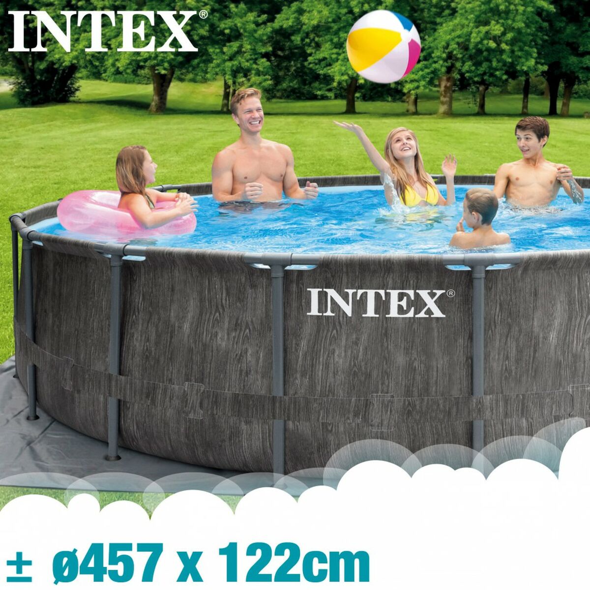 Removable pool Intex Baltik 457 x 122 x 457 cm
